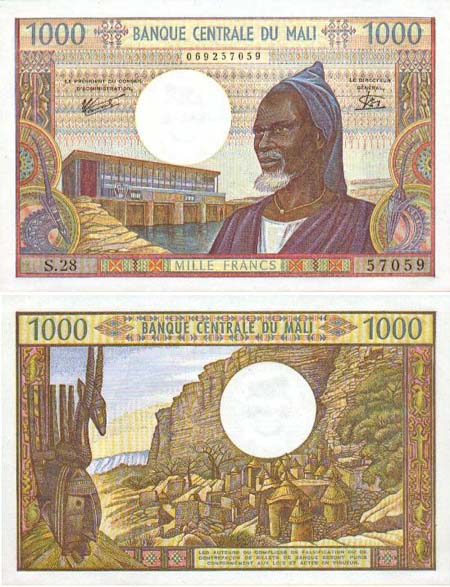 Banknote Mali
