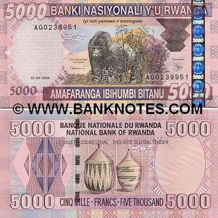 Banknote Ruanda