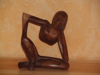 Afrika Wissen - Kunst Holzskulptur